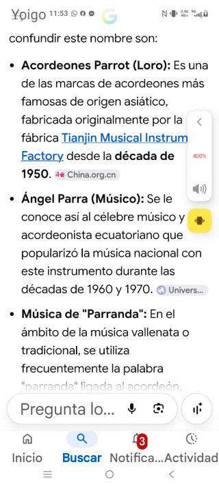 Acordeón Parrot Rojo