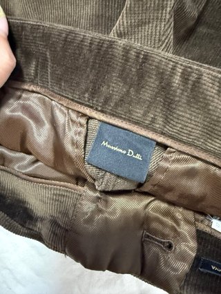 Pantalones marrones de pana Maximo Dutti