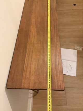 Consola recibidor madera y metal