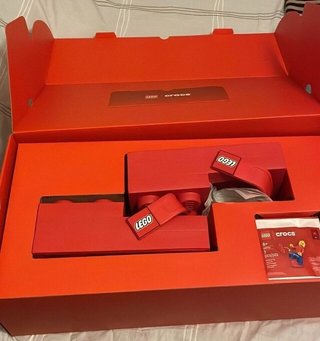 Crocs Brick Clog Lego Red Size 48-49 - NEW