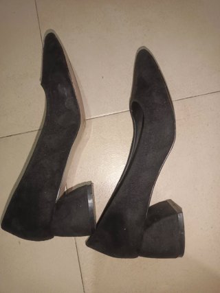 Zapatos de tacón bajo Marypaz negros talla 38