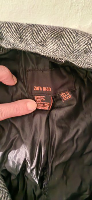 Abrigo Zara Gris