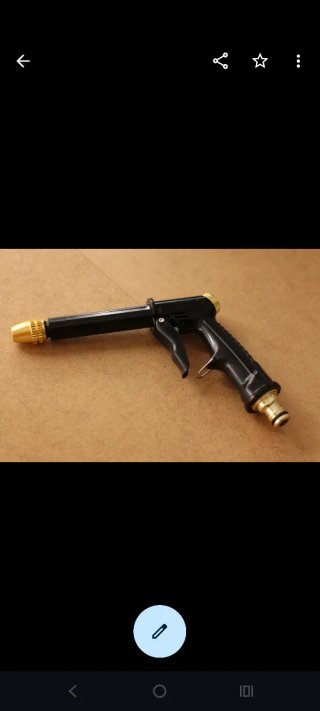 Manguera/pistola para jardín.