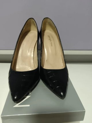 Zapatos de tacón negros talla 40
