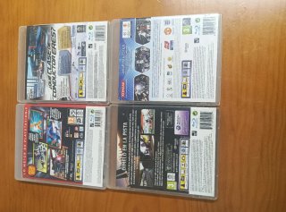 Pack 4 Juegos PS3: Dragon Ball, NFS, GT5, PES2012