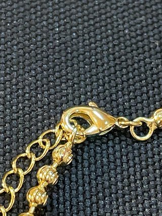 Pulsera Bolas Oro Laminado 14k