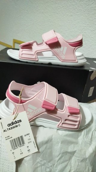Sandalias Adidas Altaswim C Niña Rosa