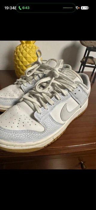 Nike Dunk Low Gris y Blanco