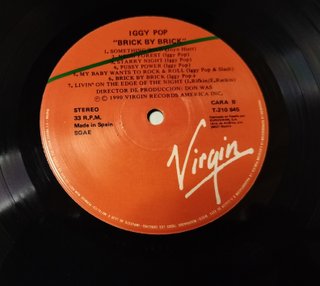 Vinilo Iggy Pop Brick By Brick