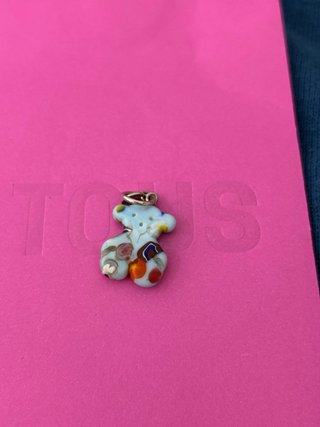 Colgante Oso Murano Tous Azul Multicolor