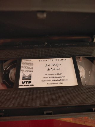 Pack 4 VHS Sherlock Holmes (Basil Rathbone)