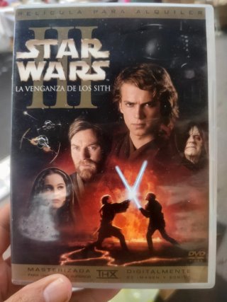 DVD Star Wars Episodio III La Venganza de los Sith
