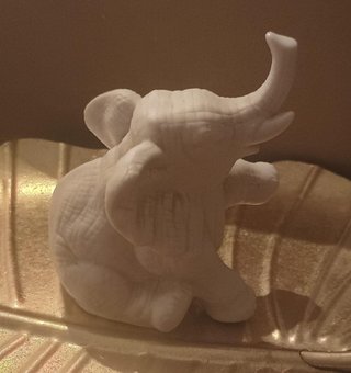 Statuetta Elefante Rosenthal StudioHaus Porcellana