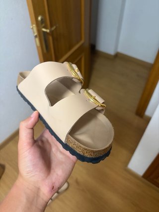 Birkenstock Arizona Beige Talla 38 Mujer