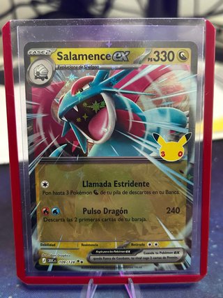 Salamence EX 109/128 Carta Pokémon