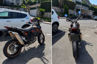KTM 690 SM Supermotard Negra/Naranja