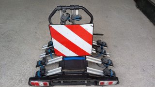 Portabicicletas con señalización