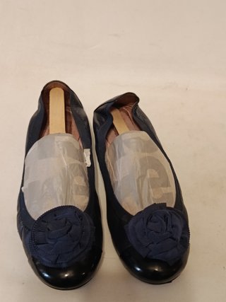 Pretty Ballerinas Piel Bailarinas Azul/Negro