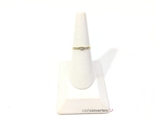 anillo oro 18k con piedra con circonita
