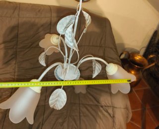 Lampadario Linea Toscana Vintage Ferro Battuto