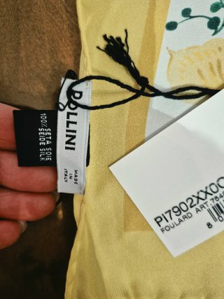 Foulard donna Pollini floreale giallo