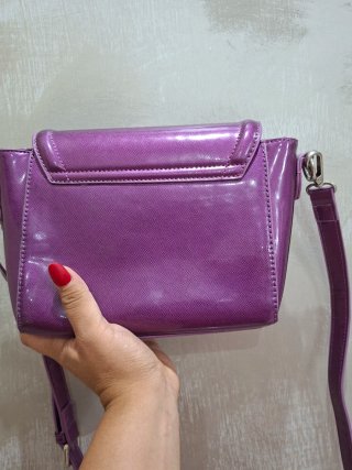 Borsa lucida viola Gaudi