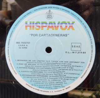 LP Por Cartageneras Flamenco
