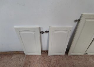 Puertas de cocina madera blancas VER TODO!