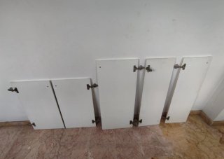 Puertas de cocina madera blancas VER TODO!