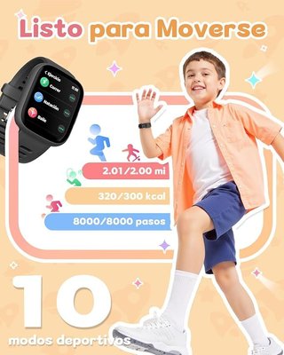TICTIKY SmartWatch Niños Localizador GPS Sólo iOS
