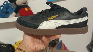 Scarpe Puma in pelle nera