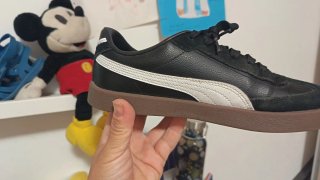 Scarpe Puma in pelle nera