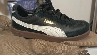 Scarpe Puma in pelle nera