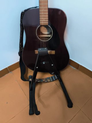 Guitarra Fender CD-60S All Mahogany, soport+cejil