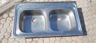 Fregadero doble acero inoxidable
