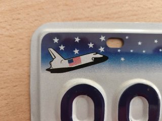 Réplica matrícula Texas 984 JDP