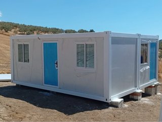 Caseta de obra, contenedor modular  plegable