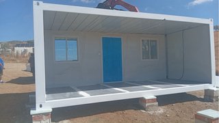 Caseta de obra, contenedor modular  plegable