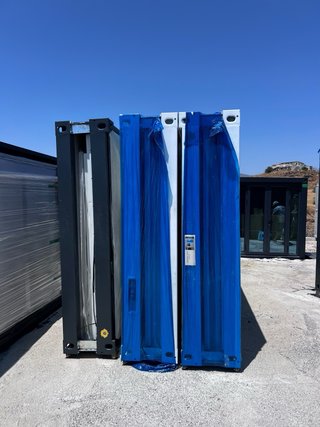 Caseta de obra, contenedor modular  plegable