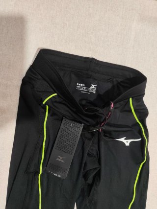 Mizuno Leggings Hombre Talla XS Negro