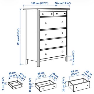 Cómoda IKEA Hemnes Blanca