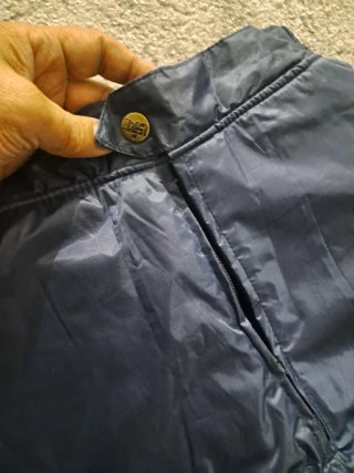 Pantalón impermeable acolchado azul