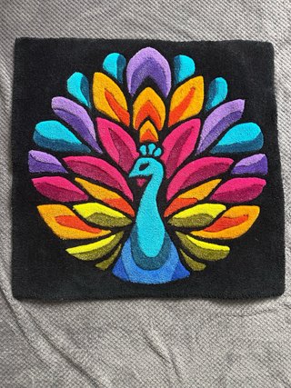 Alfombra Pavo Real Multicolor