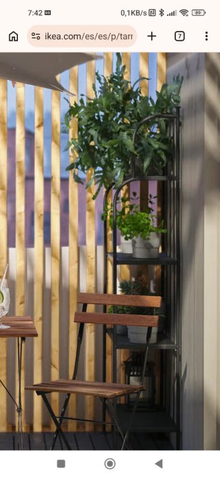 Conjunto de terraza Ikea
