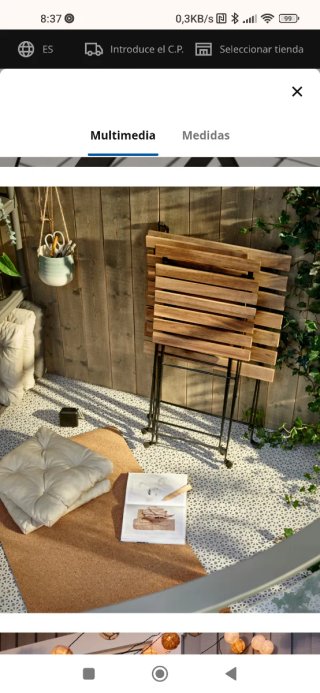 Conjunto de terraza Ikea