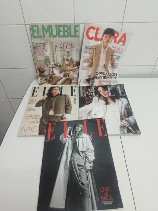 Revistas Elle, el mueble y clara