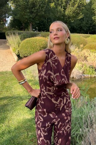 Mono Palazzo Lady Pipa Beige/Morado