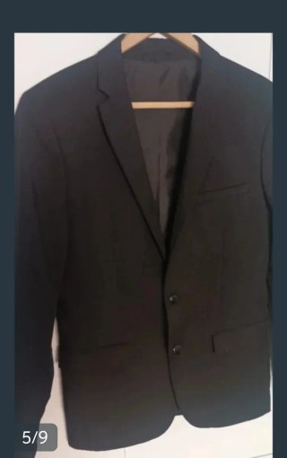 Traje negro hombre