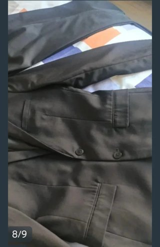 Traje negro hombre