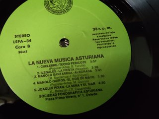 La Nueva Música Asturiana LP 1982